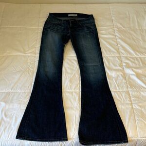 J Brand Dark Blue Flare Jeans